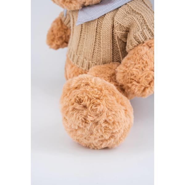 Different Colors Teddy Bear Long Plush Toy With Knit T Shirt Small Bear Stuffed Animal