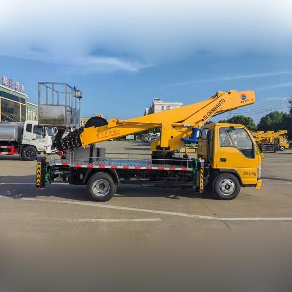 Isuzu Single Row Telescopic Arm High-altitude Operation Truck Overhead-working-truck aerial Platform Truck
