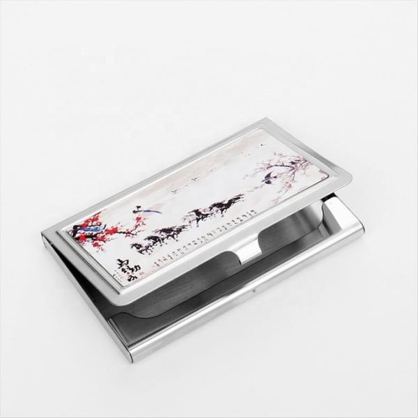 Blank Custom Sublimation Stainless Steel Business Card Holder