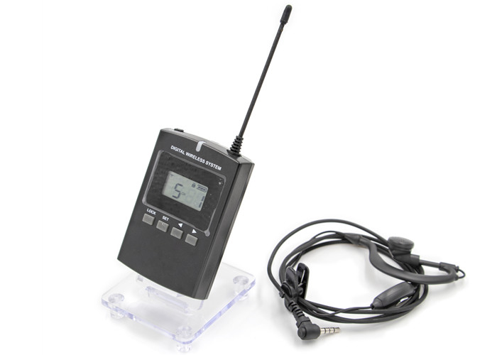 China 823MHz Wireless Audio Guide System With Dual Speaker Simultaneously Speech wholesale