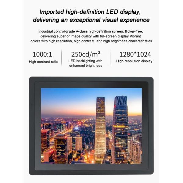 Aluminum Alloy case Ip65 Capacitive Touch Display Lcd Flat Screen Full hd Embedded Industrial Computer Customization With Rj45 and Rs232 Ports