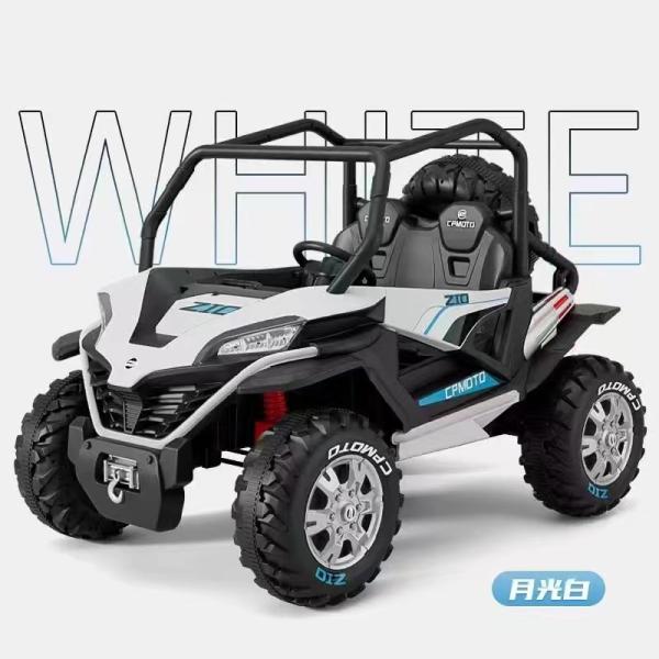 Popular 12V UTV Ride On Car for Kids Remote Control LED Light Two Seats Red Blue White