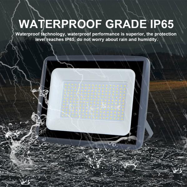 200W Outdoor LED Flood Light 90-100lm/W with 8KV Surge Protection