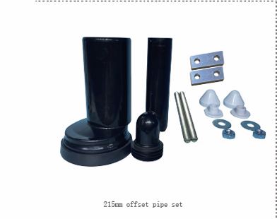 Quality High-End Black Offset Tube Toilet Tank Hot-Selling Market Project Drainage Pipe Products for sale