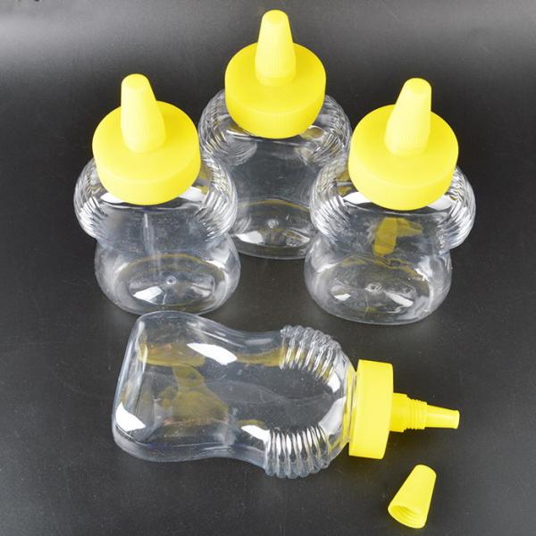 Sharp Nipple Mouth Plastic Honey Bottle Food Grade Pet Transparent Material