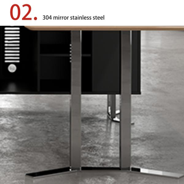 Support customization Executive Desk for Stylish Modern Office Rome Crafted with High-End Fireproof Table Top