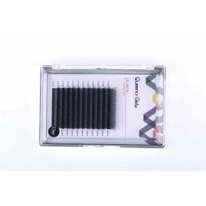 China Y Shape Volume Lash Extensions , Natural Black 12mm Eyelash Extensions wholesale
