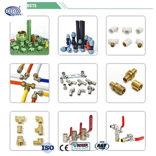 White Color PN20 PN25 Water Pipe PPR Fittings For Garden