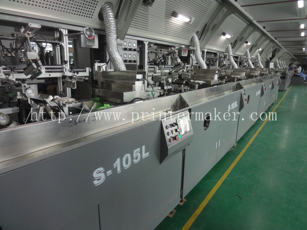 Fully Automatic Five Color Screen Printing Machine