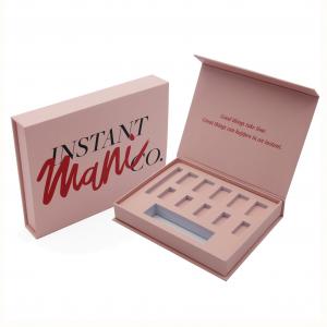 China Custom Magnetic Nail Tip Box False Press On Nails Custom Box Cheap Packaging Boxes For Nails wholesale