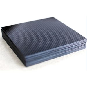 High Stiffness CNC Round Carbon Fiber Sheets 30mm Thick Plain Matte Finished