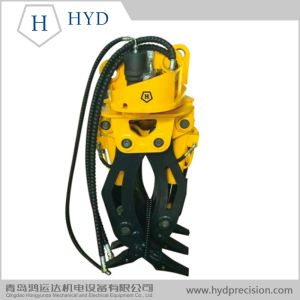 Excavator hydraulic Log Grapple, rotating wood stone bucket grapple