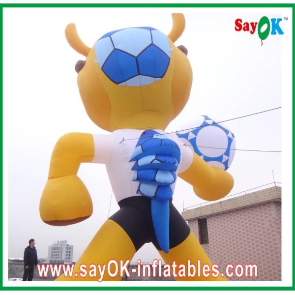 Sport Games Inflatable Cartoon Characters H3 - 8m PVC Colorful Mascot Cartoon Characters For Birthday Parties