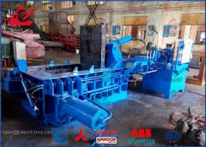 China 100 Ton Hydraulic Copper Wire Scrap Baling Press Machine 200 × 200mm Bale Size wholesale