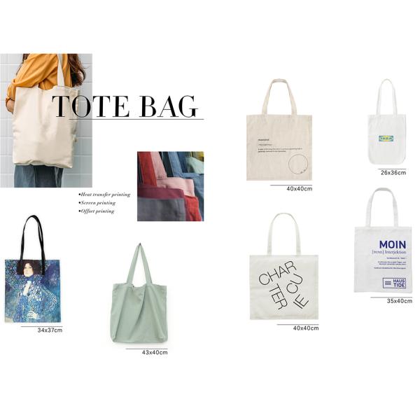 Custom Printed Fold Up Grocery Bag Recycled 30*25*10cm Natural Color