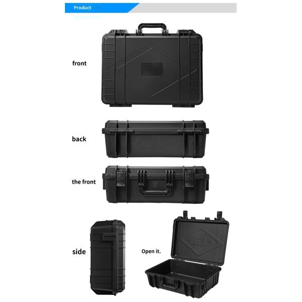 Customizable Travel Tool Box Impact Proof Hard Flight Case Convenient Use
