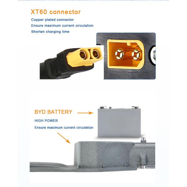 50000 Lumen Controller Separate 200w Solar Street Light