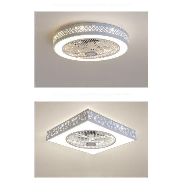 43cm Blade Modern Ceiling Fan Lights AC220V Remote Control