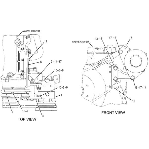 3E-1906 3E1906 Compressor Excavator Air Conditioner Parts For C11 C13 311B