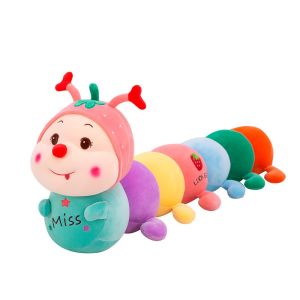35cm Colorful Caterpillar Plush Toy With PP Cotton Filled