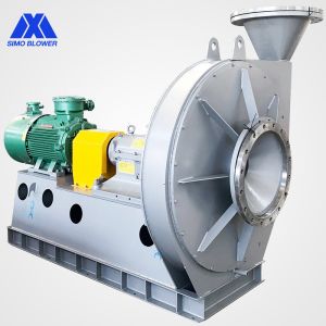 China Carbon Steel Single Inlet Explosionproof Forward Power Plant Fan wholesale