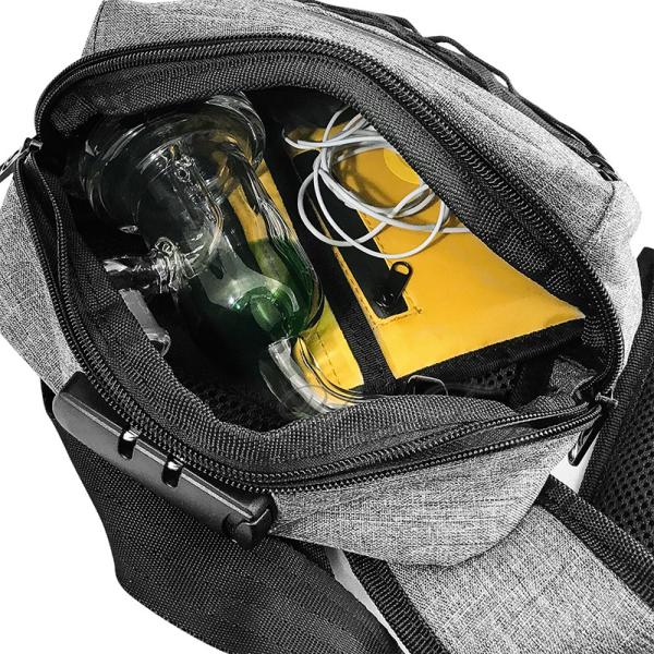 Water Proof Stash Bag with Combo Lock Smell Proof Fanny Pack