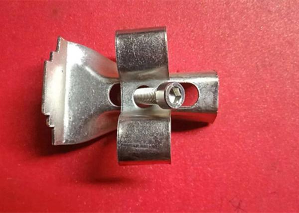 Quality Galvanized Steel Grating Fixing Clips Mild Steel Material Long Working Life for sale