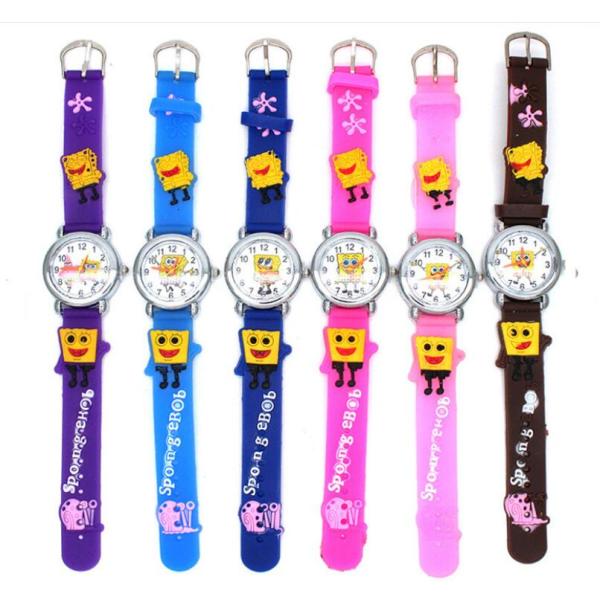 Multipattern Quartz Kids Watch 14mm Thickness OEM Available