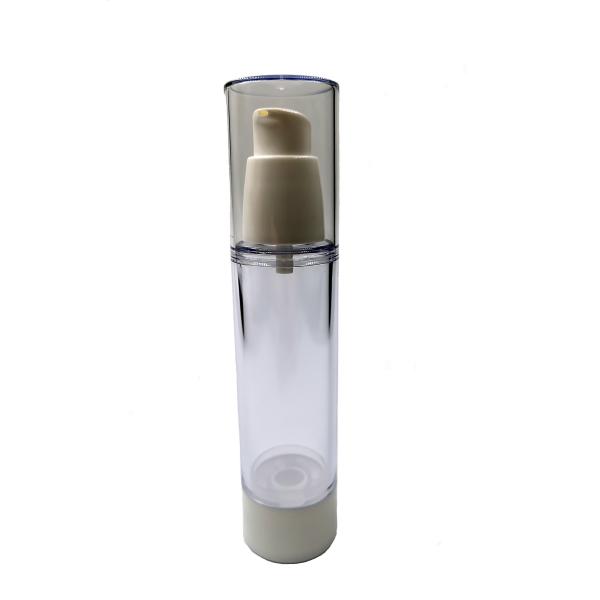 Fancy 15ml 30ml 50ml 80ml 100ml transparent plastic factory lotion airless pump bottle cosmetic packaging