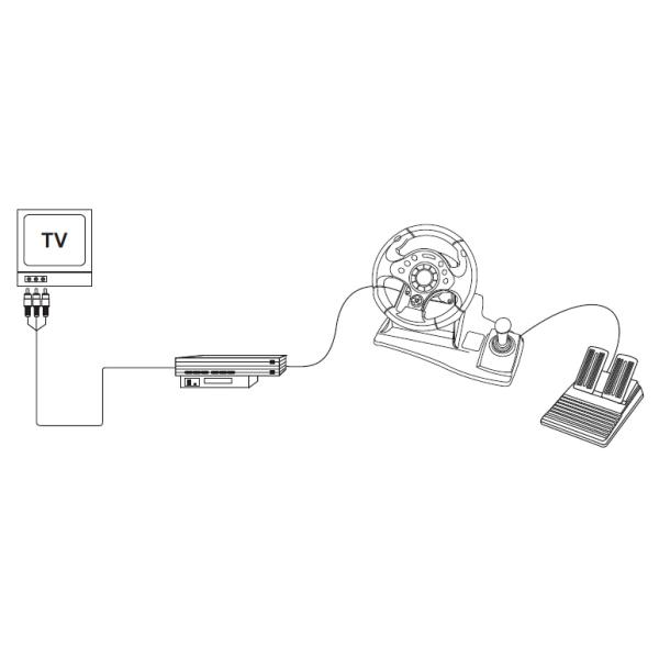 High Precision Force Feedback Steering Wheel Double Vibration Racing Wheel
