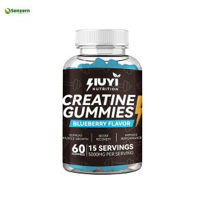 China Blueberry Flavored Creatine Gummies Muscle Building Supplements OEM wholesale