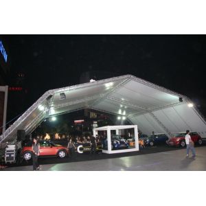 Multifunction External Arched Roof Trusses UV Resistance With Tent Canopy