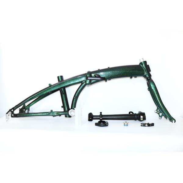 Full Shockingproof Frame Folding Bike 20" 9 Speed Crius Velocity-D Brake for Adults