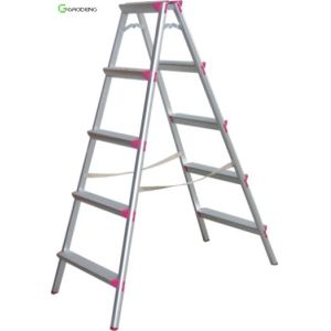 China Multifunctional Adjustable Aluminum Ladder Household Herringbone Straight wholesale