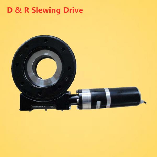 Quality DC motor single worm dual worm slewing bearing slewing drive for solar tracking system for sale