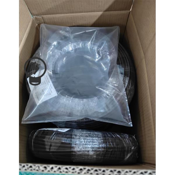 Duplex 7.0mm SM Armored CPRI Patch Cord With Pulling Eye FTTA Patch Cord Black LSZH