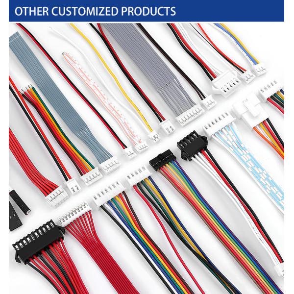 Factory 0.80mm 8 Pin PVC LVDS Cable Assembly Harness JST SHR-08V-S-B