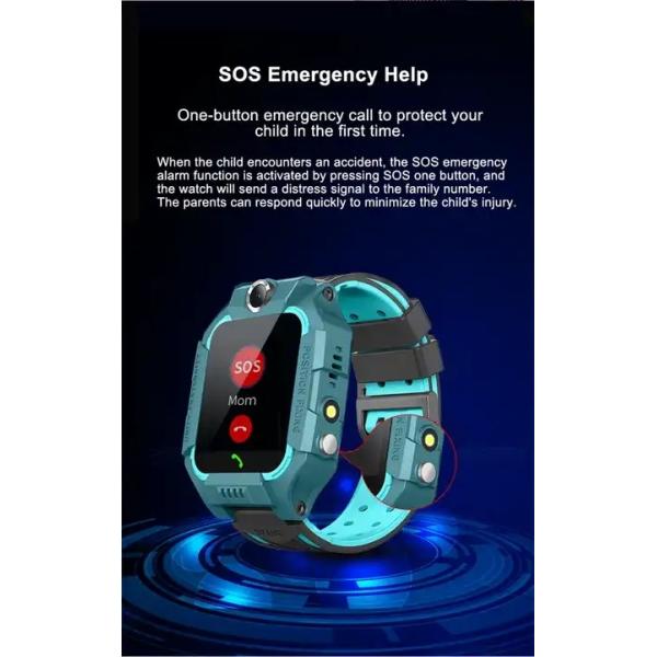 IP67 Child Phone BT Call Smart Watch Multipurpose ABS Silicone Material