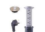 LED Lighted Pop Up Power Point Tower 3 x Universal Outlets For Kitchen Counter