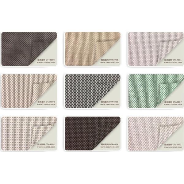 Manual 70% pvc+30% polyester sunscreen fabric roller blinds for windows with 38mm diameter