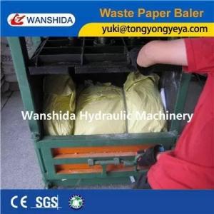 China 100kn Vertical Baler Machine 7.5kW Vertical Paper Baler For Plastic Bottles on sale