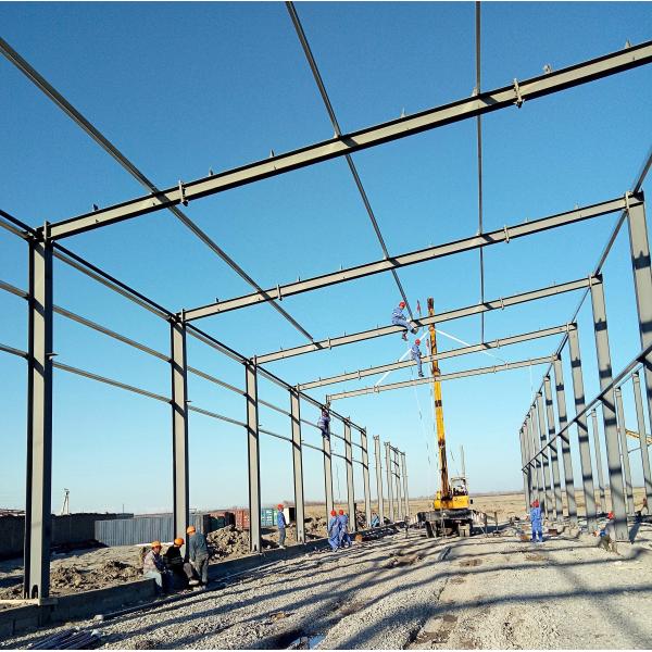 Prefabricated steel building structure
