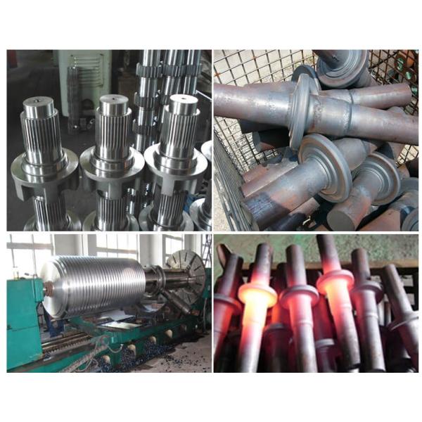 Oem Ansi Large Forged Steel Shaft 42crmo4 Spline Structure For Power Station