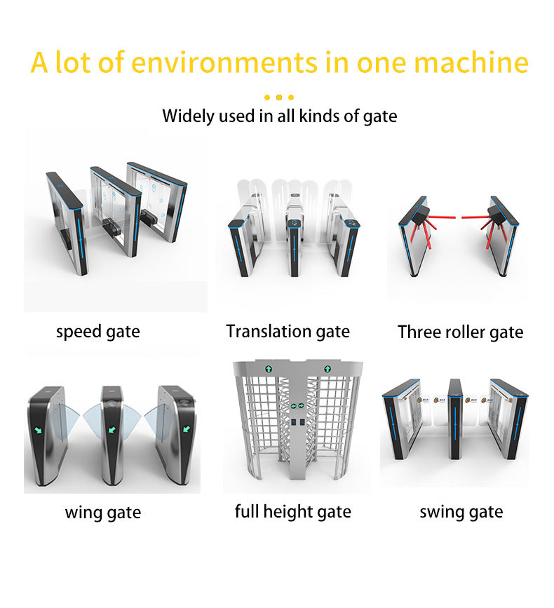 24V 40W Low-noise IP65 Channel Gate Brushless Servo Motor