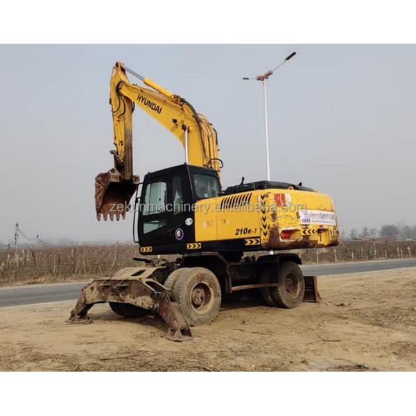 2017 Hyundai Robex 210 Used Compact Excavator 210W-7 4WD