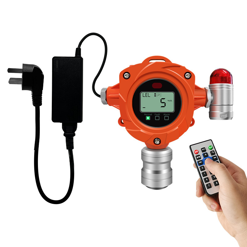 China LPG LNG CH4 CO2 C2H2 CH3OH Explosion Proof Gas Detector 4mA-20mA Flammable Gas Detector wholesale