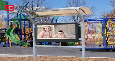 JCVISION LCD Advertising Display Digital Signage Poster For EV Charging Station Pile