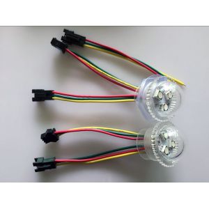 KooSion LED RGB FUN LIGHT CABOCHON OVAL PIXEL 3 LEDS