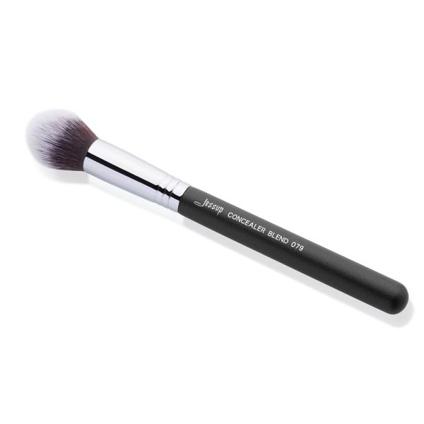 Metal Texture Individual Makeup Brushes Stippling Concealer Blending Brush