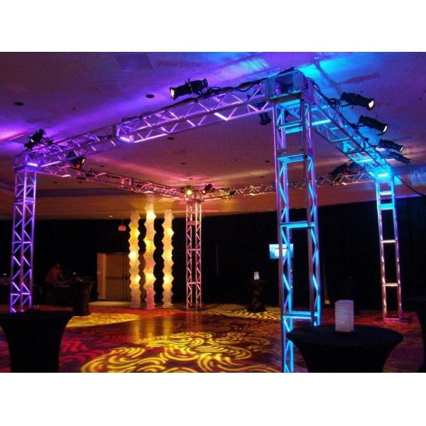 250*250 MM Screw Trade Aluminum Square Truss For Exhibition Booth